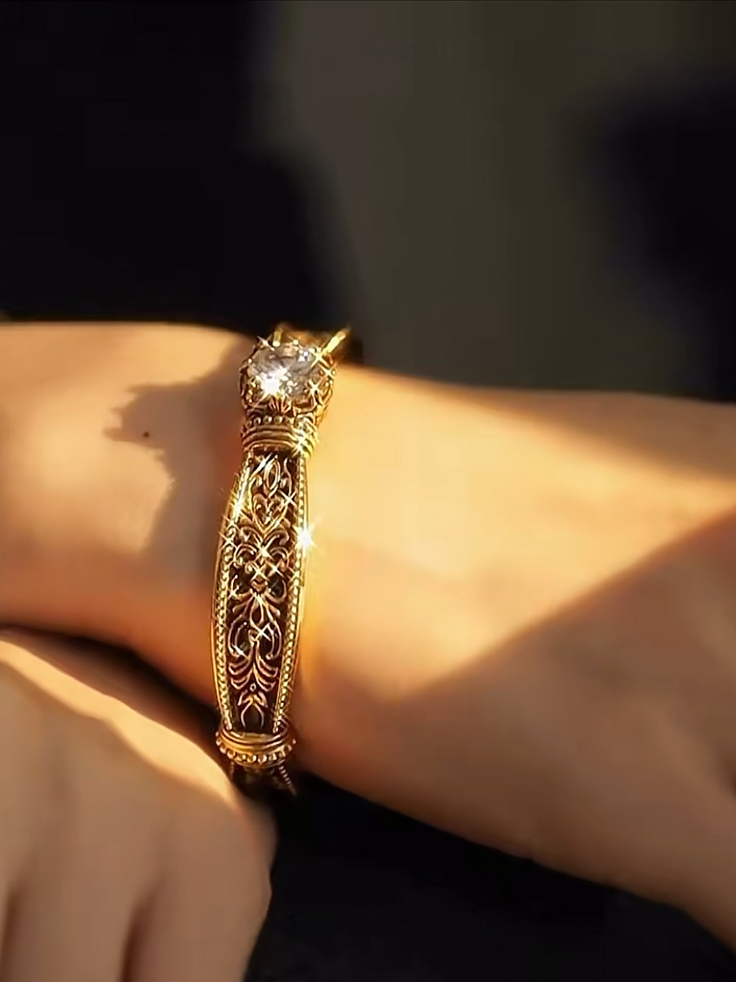 Augustina Bracelet | 24k Gold Plated