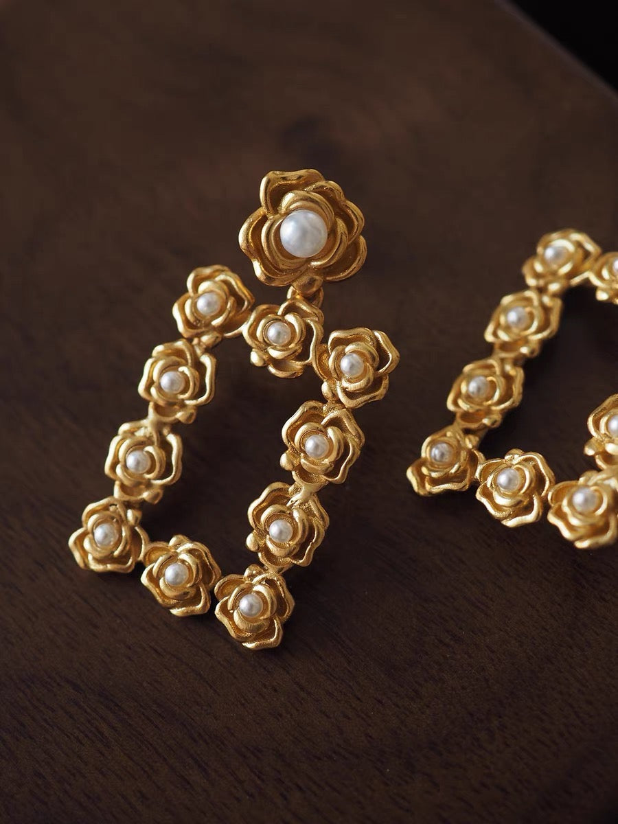 Darina Earrings | 24k Gold Plated