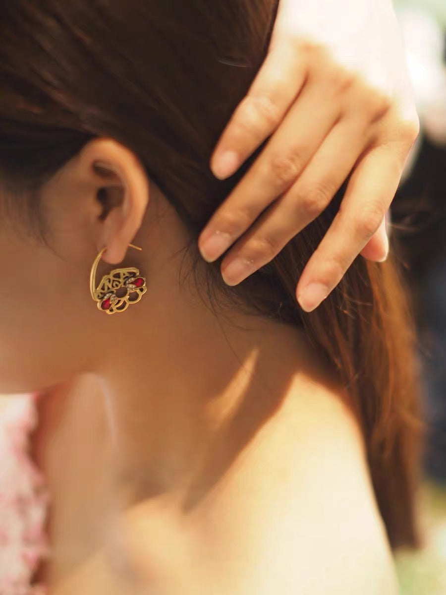 Lorraine Earrings | 24k Gold Plated