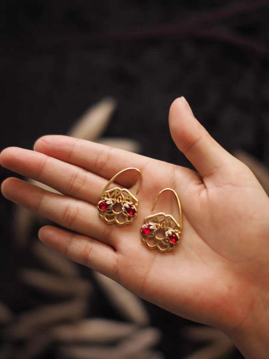 Lorraine Earrings | 24k Gold Plated