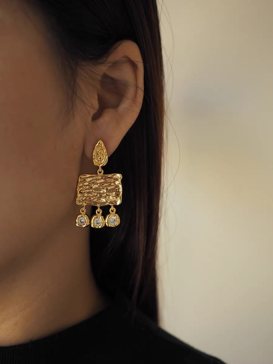 Marlena Earrings | 24k Gold Plated