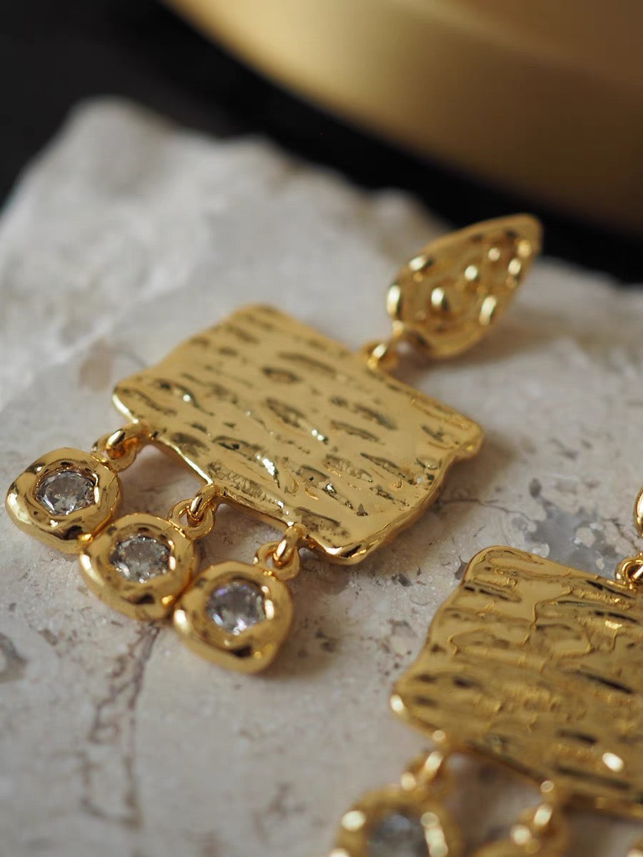 Marlena Earrings | 24k Gold Plated