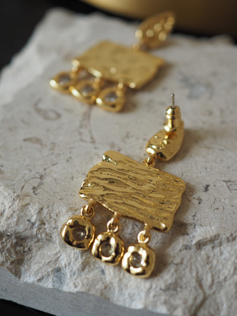 Marlena Earrings | 24k Gold Plated