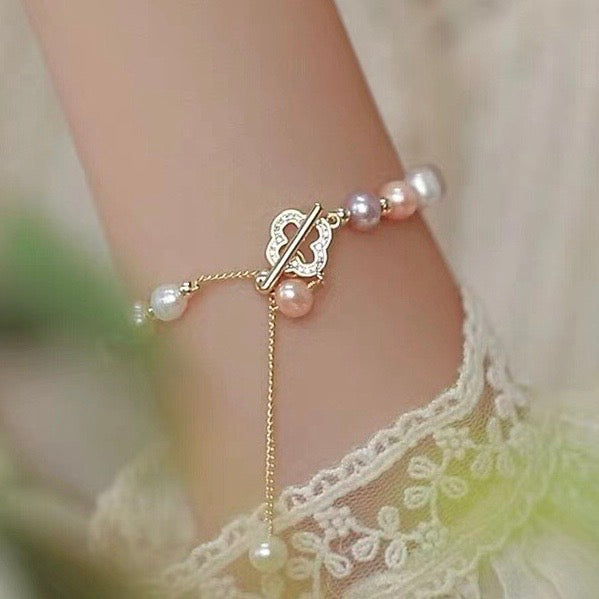 Pixie Pearl Bracelet | 18k Gold Plated