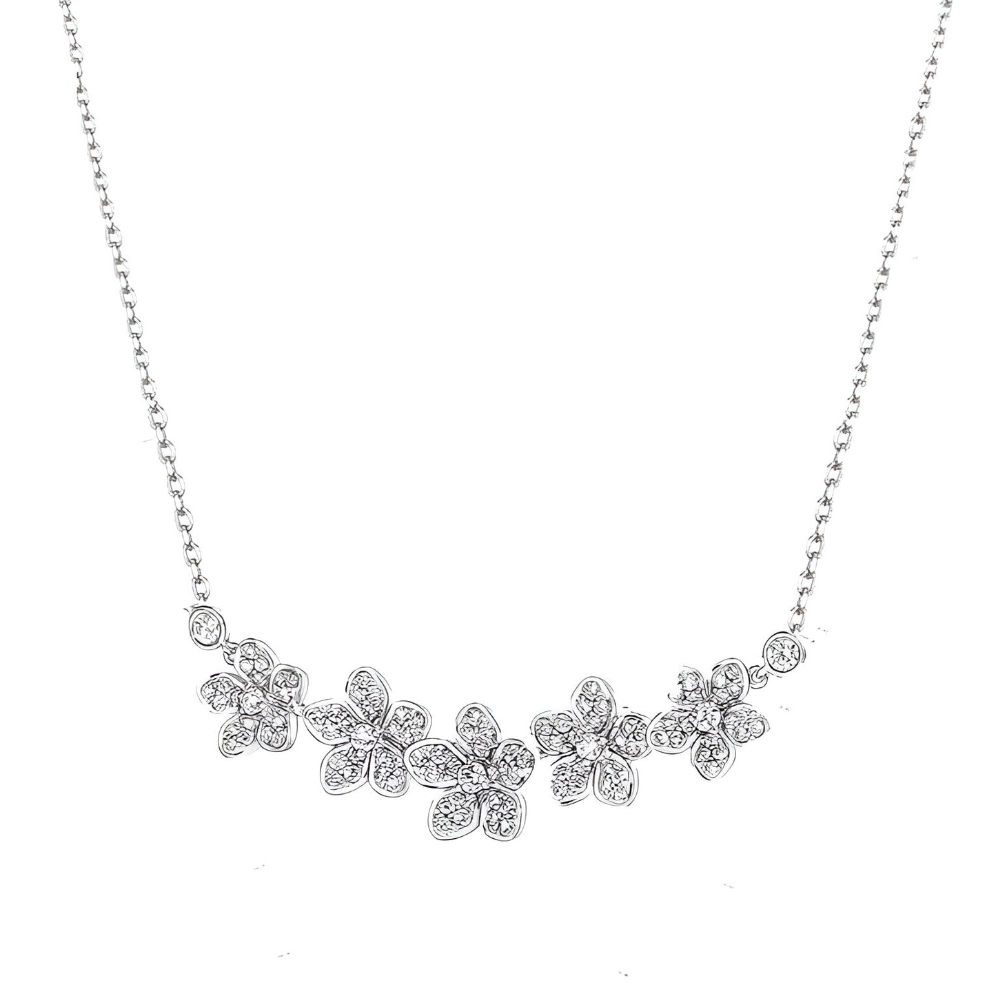 Nevaeh Necklace | Sterling Silver