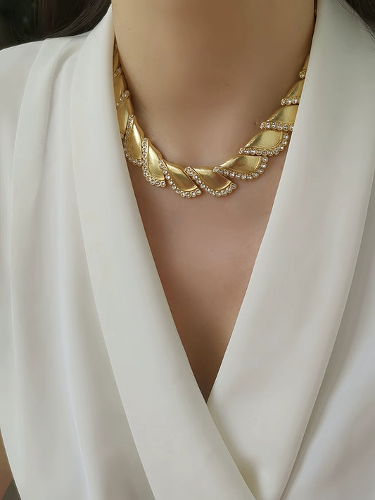 Claire Necklace | 24k Gold Plated