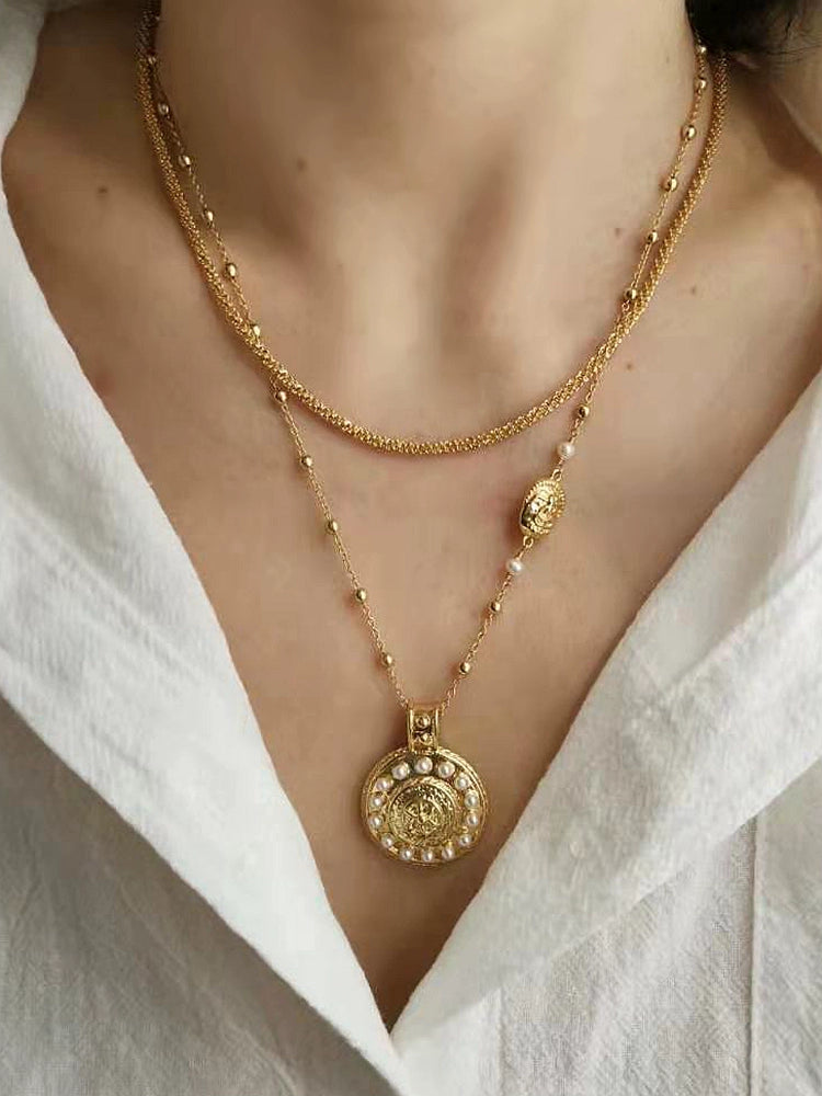 Clarence Necklace | 24k Gold Plated