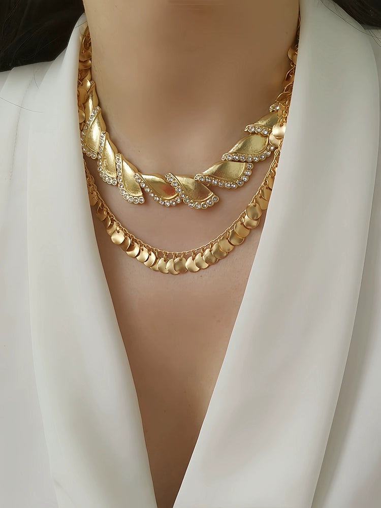 Claire Necklace | 24k Gold Plated