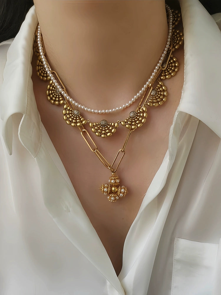 Eloise Necklace Set | 24k Gold Plated