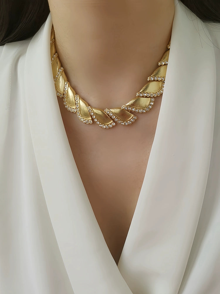 Claire Necklace | 24k Gold Plated