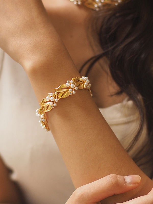 Nora Bracelet | 24k Gold Plated