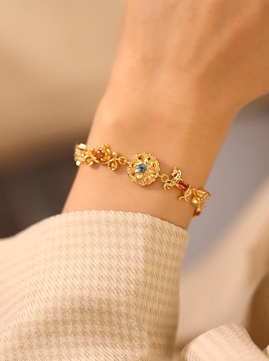 Rowena Bracelet | 24k Gold Plated