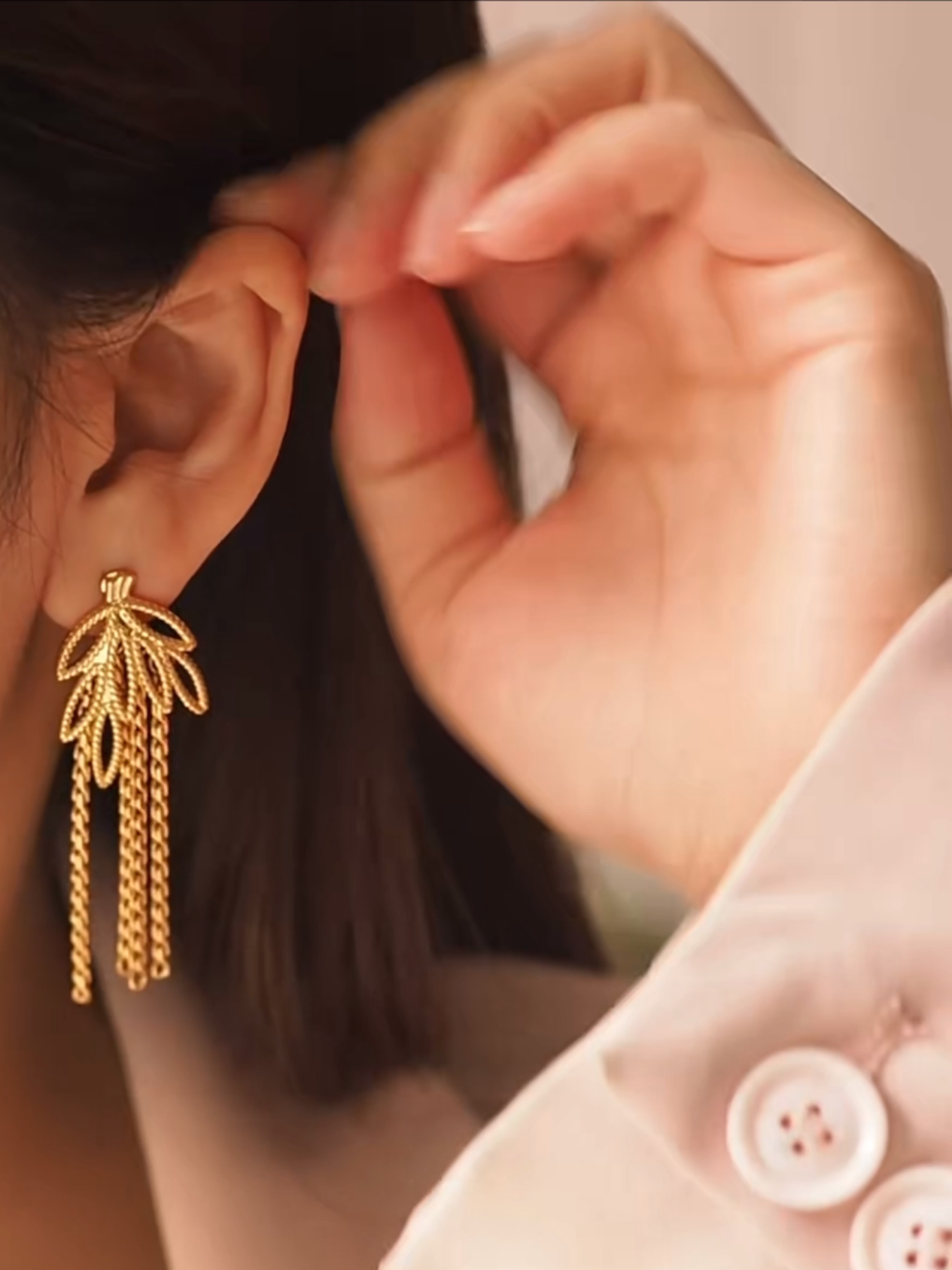 Josephine Earrings | 24k Gold Plated