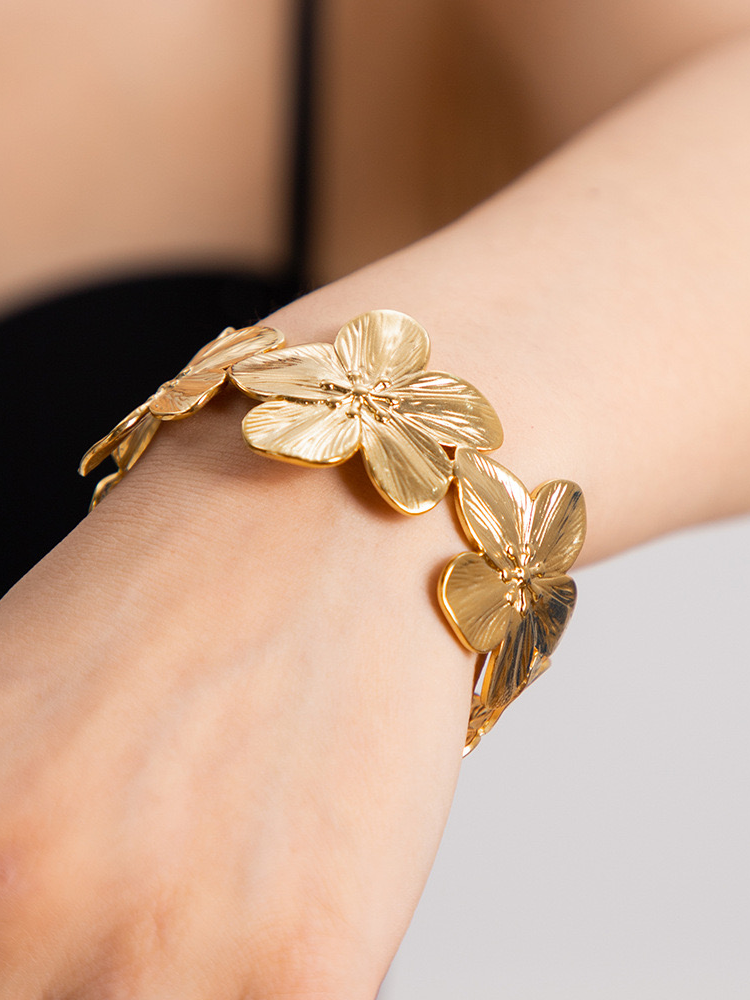 Ruth Bracelet | 24k Gold Plated